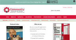 Desktop Screenshot of communityhousingnetwork.org